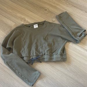 Gymshark Olive Green Crop Top